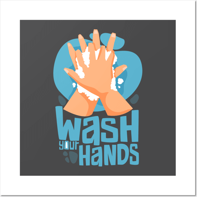 wash your hands Wall Art by Alg0rany